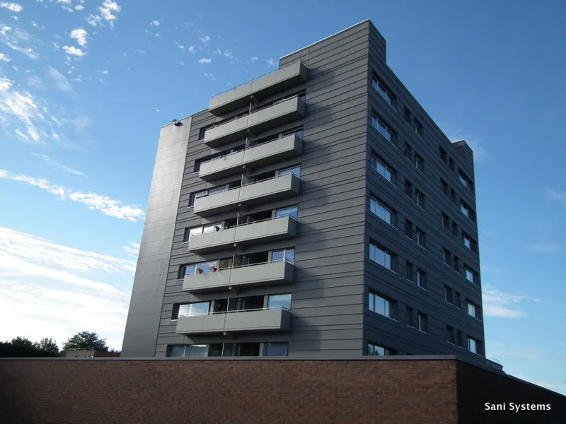 Residentie Van Eyck Hasselt - voorgevel na renovatie